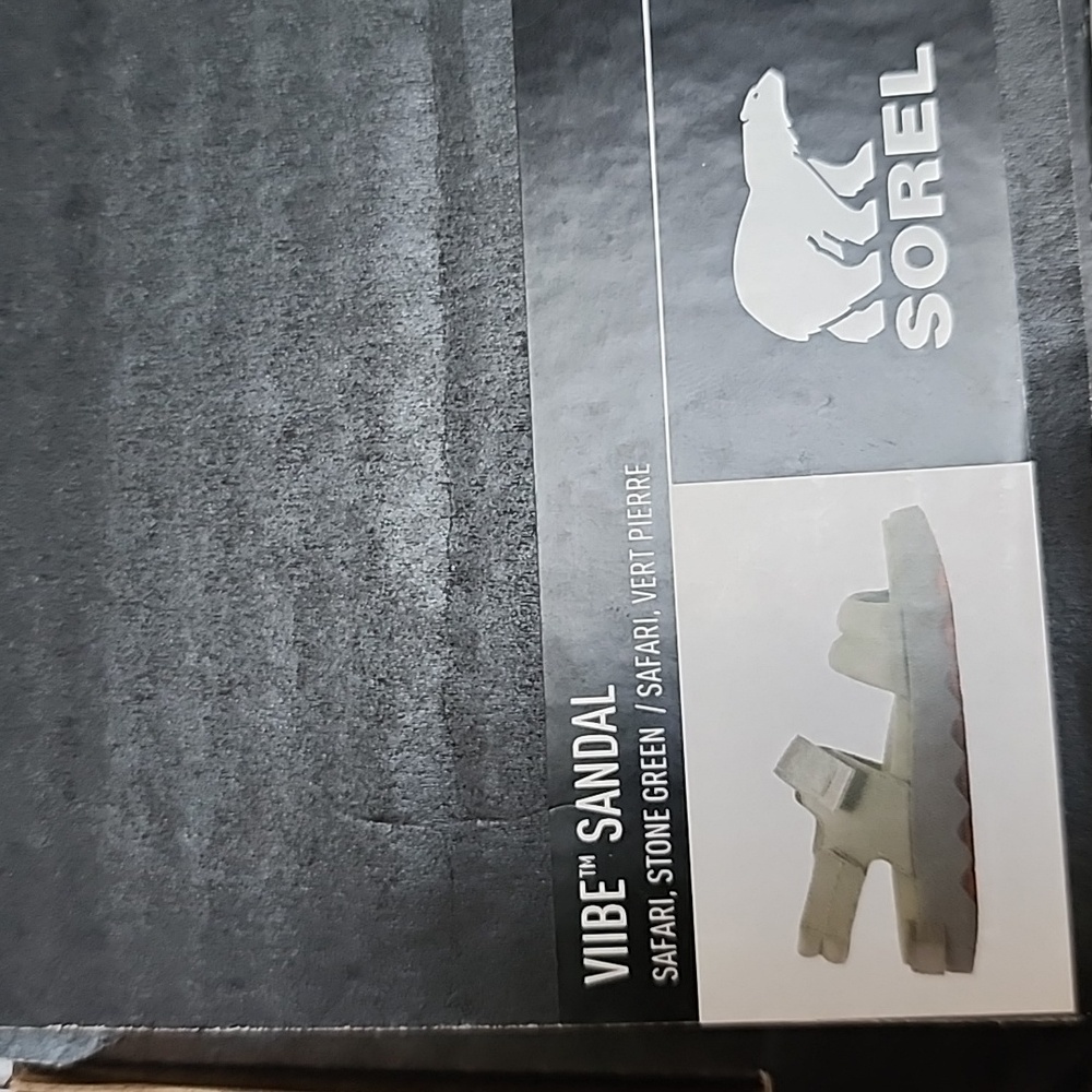 Sorel Safari Stone Green Strappy Sandals - Picture 10 of 11